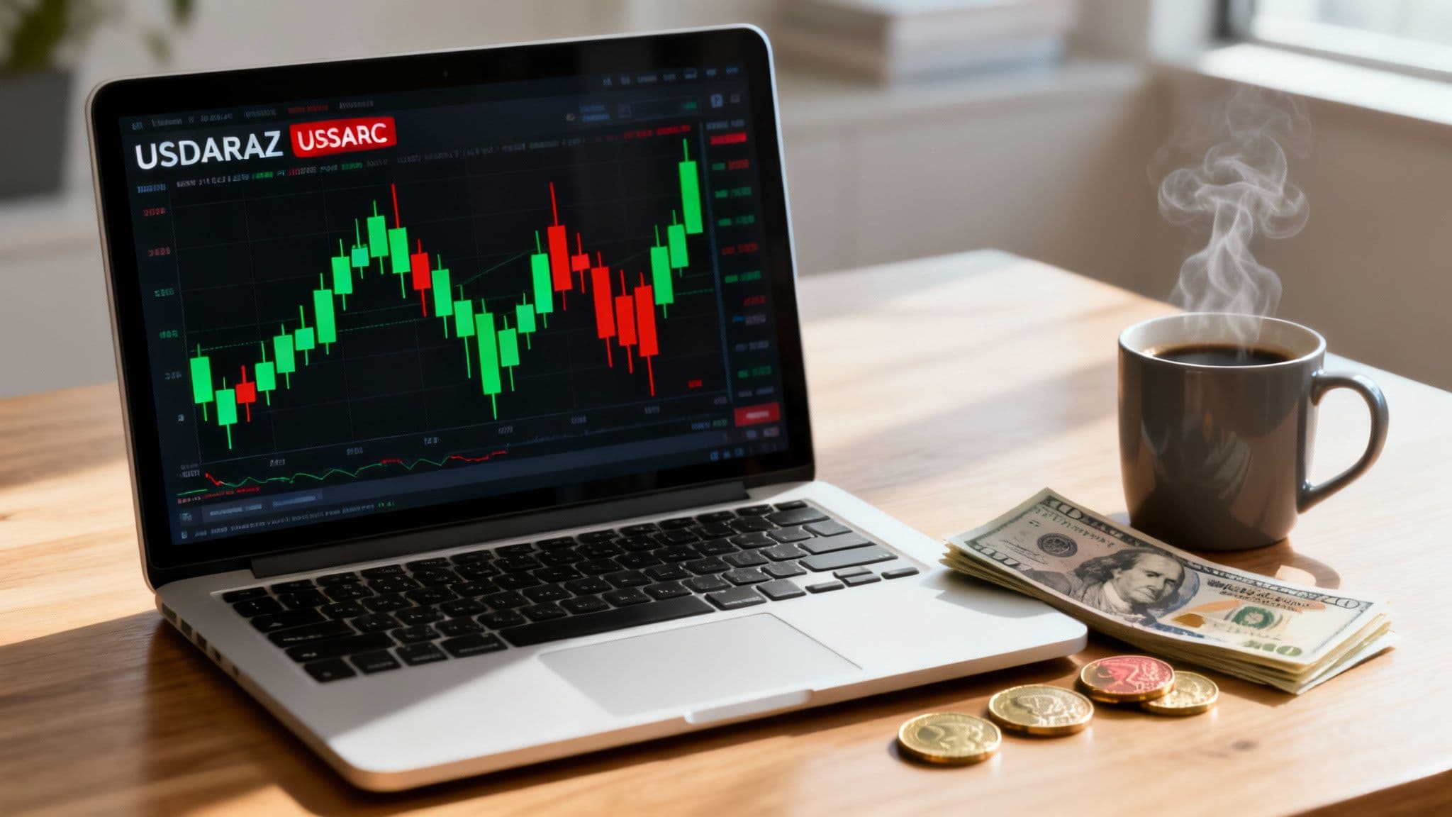 Featured image for blog post: A Business Guide to the USDZAR Live Chart