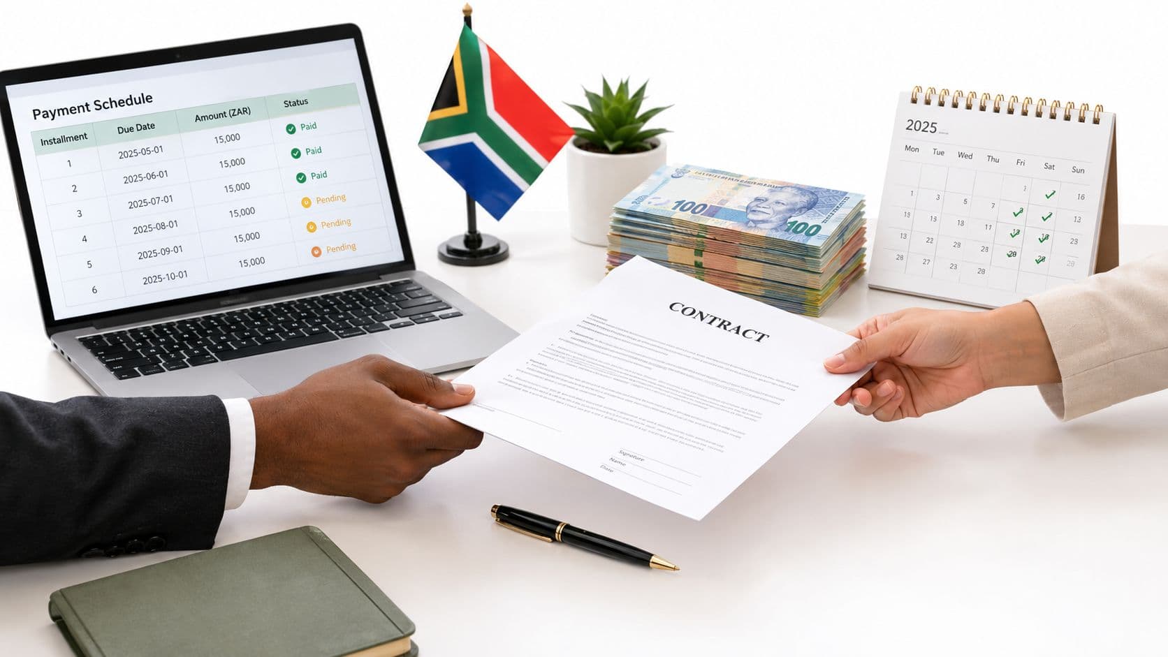 Featured image for blog post: Contractor Payment Schedule for South African Businesses