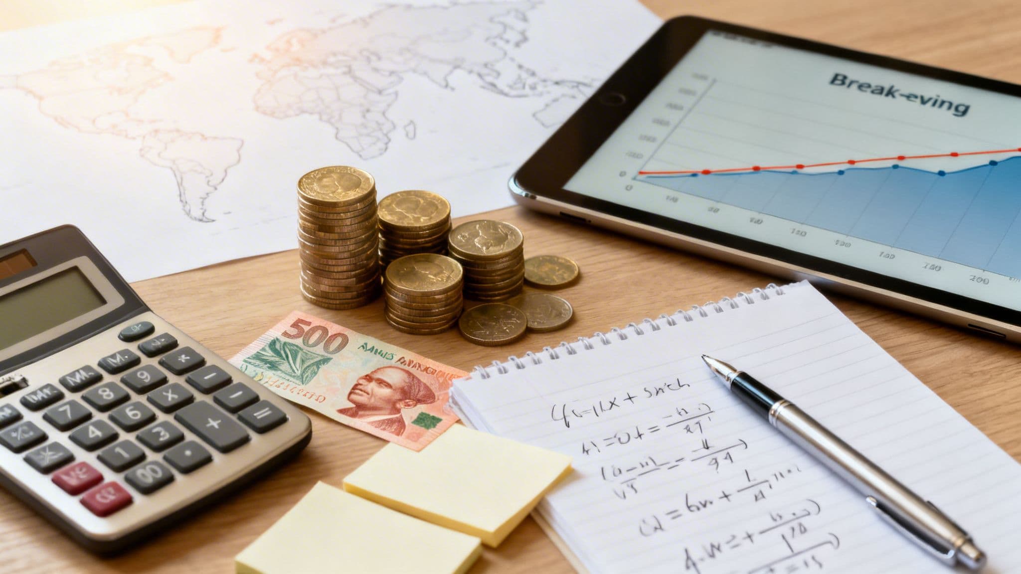 Featured image for blog post: Your calculate break even point calculator for South African Exports